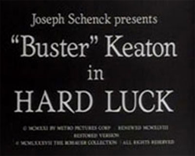 Hard-Luck-1921 Comedy