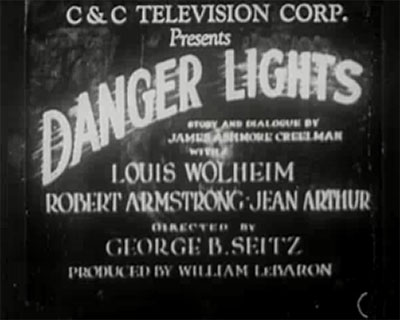 Danger-Lights-1930 Adventure