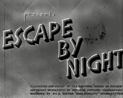 Escape-By-Night-1937 Adventure