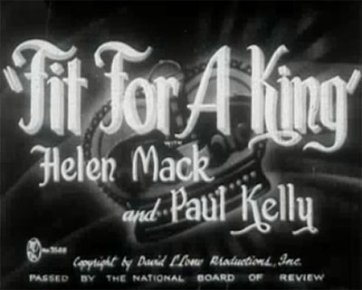Fit-for-a-King-1937 Romance