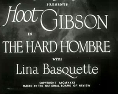 Hard-Hombre-1931 Western