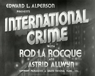 International-Crime-1938 Adventure