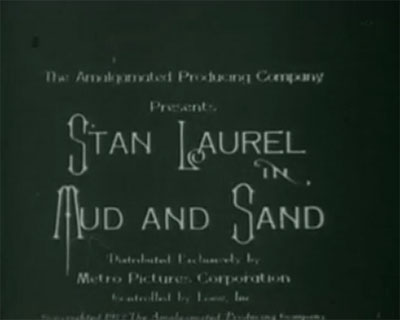 Mud-and-Sand-1922 Silent Films