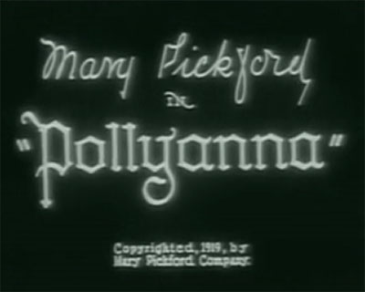 Pollyanna-1920 Silent Films