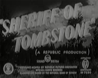 Sheriff-of-Tombstone-1941 Western