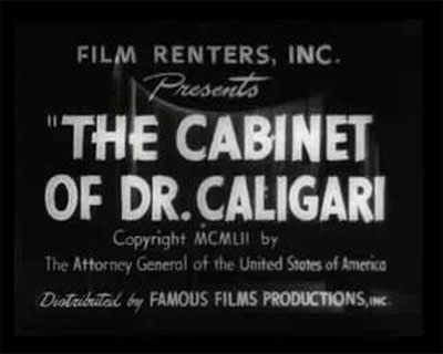 The-Cabinet-of-Dr-Caligari- Horror
