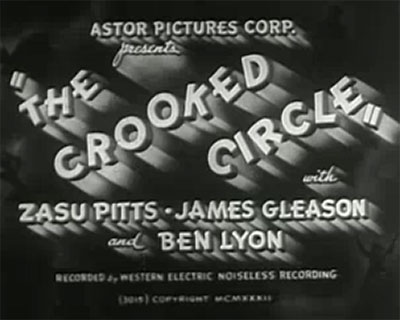 The-Crooked-Circle-1932 Comedy