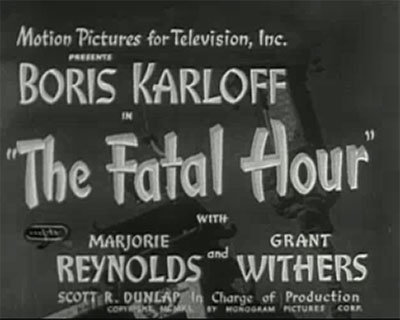 The-Fatal-Hour-1940 Mystery