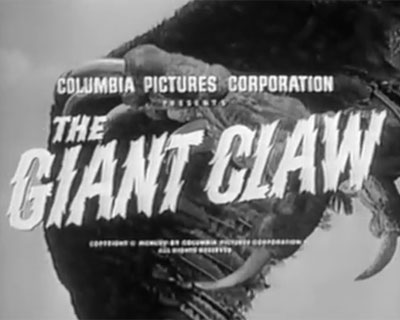 The-Giant-Claw-1957 Horror