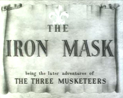 The-Iron-Mask-1929 Silent Films