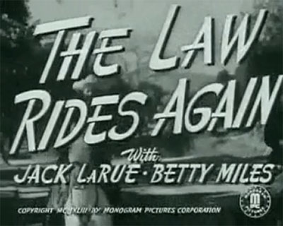 The-Law-Rides-Again-1943 Western