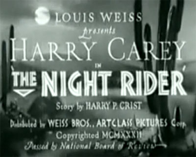 The-Night-Rider-1932 Western