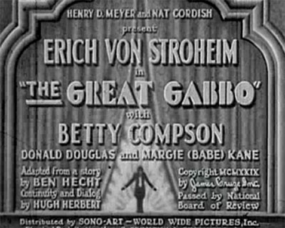 The-Great-Gabbo-1929 Drama